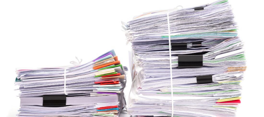 Stack,Of,Documents,Isolated,On,White,Background.,Documents,Pile.